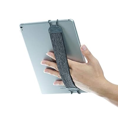 タブレット用安全ハンドストラップ - 対応 iPad Pro 11, iPad 9, iPad mini 6, iPad Air 5, 対応 Samsung Galaxy Tab & Note - Google Nexus - Asus Transf