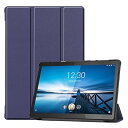 FOR Lenovo Tab M10 HD Gen 2 10.1 インチ 専用ケース タブレットカバー スタンド機能 三つ折り 折り畳み 衝撃吸収 耐衝撃 オートスリープ機能 FOR Lenovo Tab M10 HD (2nd Gen) / Len