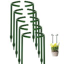 支柱 園芸 植物 支柱 10pcs 14.5*25cm 花ささえ スライド支柱 植物成長 盆栽用 園芸支柱 花サポート プラスチック 農業用 簡単設置 誘引 花支え つる性植物 観賞植物用 簡単設置 頑丈 防錆 (10本組)