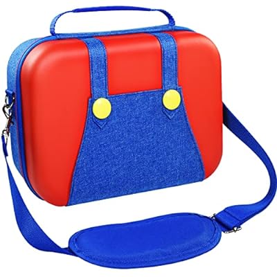 Switch用ケース【Switch/Switch 有機ELモテルに対応】 Switch用 収納バッグ 防水 防塵 耐衝撃 全面保護 大容量 かわいい 持ち運び便利 ポーチ コントローラー/カード/ドック/ケーブル全部収納可能 Switchに対応収納バ