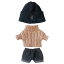 人形の服 20cm　着せ替え　帽子+セーター+半ズボン　3点セット　ツイストセーター　ぬいぐるみ 用　綿人形の服　人形ベビー服 (b7)