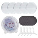 缶バッジ 展示 アクリルケース ディスプレイ 缶バッジ専用ケース ディスプレイスタンド 透明度 収納 57mm対応 缶バッジ保管 推し活 紛失防止 落下防止 ホビー用収納ケース 持ち運び便利 装飾