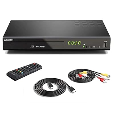 DVD ブルーレイプレーヤー フルHD1080p DVDプレーヤー CPRM再生可能 HDMI/同軸/AV出力 高速起動 PAL/NT..