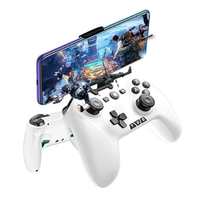 無線コントローラー ゲームパッド IOS/Android/PC/Switch全対応 背面ボタン 自動連射 Bluetooth/2.4GHz/有線接続 6軸ジャイロセンサー マクロ機能 二重振動 スマホ ipad iphone MFI認証 Switch