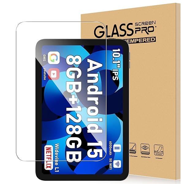 For FUNYET I10 Pro フィルム 10.1インチ タブレット 強化ガラス 高感度タッチ 高透過率 硬度9H 指紋防止 気泡防止 撥水撥油 耐衝撃 貼り付け簡単 液晶保護 超薄飛散防止 タブレット 保護フィルム