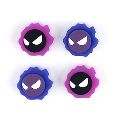 アナログスティックカバー ジョイスティック 保護カバー Nintendo Switch対応 Joy-Con対応 親指グリップキャップ 有機EL対応アナログスティックカバー パープル