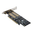 PCI Express PCI-E 3.0&Dual SATA to NGFF NVME MSATA M-Key B/M-key SSD Card Adapte...