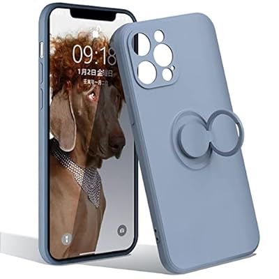 iPhone13ProMax ケース リング付 耐衝撃 アイフォン13promax スマホケース マット感 液体シリコン レンズ保護 ソフト カバー ストラップホール付き (グレー) iPhone13ProMax ケース リング付 耐衝撃 アイフォン13promax スマホケース マット感 液体シリコン レンズ保護 ソフト カバー ストラップホール付き (グレー)