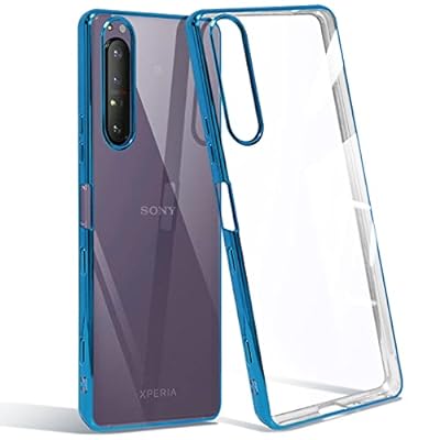 Xperia 1 ii ケース クリア SO-51A SOG01 エスクペリア1ii カバー TPU 透明 薄型 軽量 スマホケース 耐衝撃 メッキ加工 ソフトケース ..