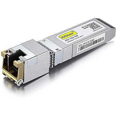 10GBase-T SFP+モジュール, 10G-T, 10Gカッパー, RJ-45 SFP+ CAT.6a, 最大30メートル, Mellanox互換色Mellanoxモデル商品説明★データレート：10G★インターフェース：RJ45★リーチ：最大30メートル★ケーブルタイプ：CAT.6a/CAT7★互換性：Mellanox互換※ご注意！最近、製品の包装を変更したため、お届けする製品が2種類の包装が混在している場合がございます。 Mellanox 互換対応 10GBase-T 10ギガビット RJ45 SFP+ カッパートランシーバ