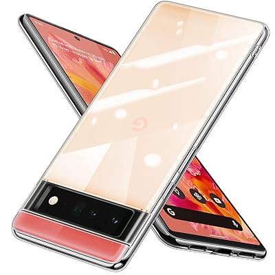 Pixel6 ケース クリア ピクセル6 スマホケース 透明 ソフト tpu 薄型 耐衝撃 ストラップホール付き スリム Google カバー 6.4インチ 全透明