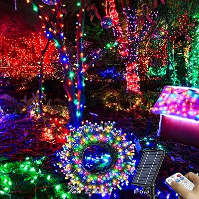 【2WAY給電】500球 50m ソーラー イルミネーション RGB 感謝祭飾り クリスマス ストレート 連結可能 屋外 イルミネーションライト おしゃれ 庭 ガーデンライト ツリー led 自宅 店先 電飾 飾りライト