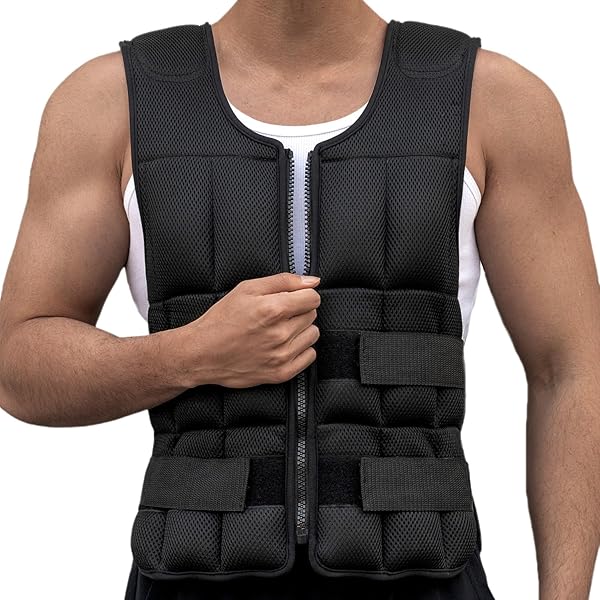 ウエイトベスト ウエイトジャケット 重量調節可 パワーベスト 加重ベスト パワージャケット 重り 食い込み防止の肩パッド付き 筋トレ ジャケット ウェイト ベスト 重量ベスト トレーニング 負荷運動 ウォーキング ランニング(10kg)