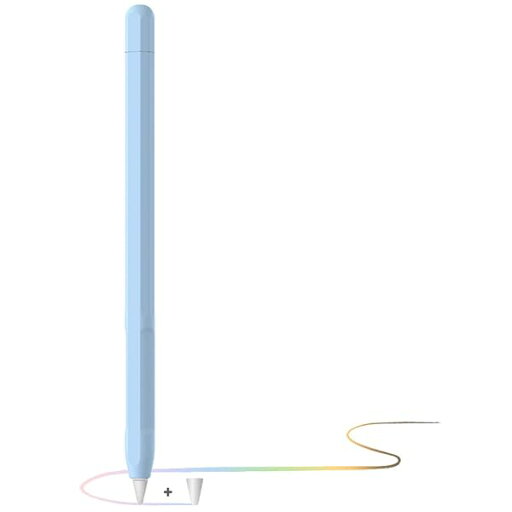 ケース用 Apple Pencil 第二世代 カバー第2世代用アップルペンシルグリップ用Apple Pen 2nd 用アクセサリホルダー ApplePencil 用カバースリーブiPad Pencil用保護ニブカバー付き(青) ケース用 Apple Pencil 第二世代 カバー第2世代用アップルペンシルグリップ用Apple Pen 2nd 用アクセサリホルダー ApplePencil 用カバースリーブiPad Pencil用保護ニブカバー付き(青)