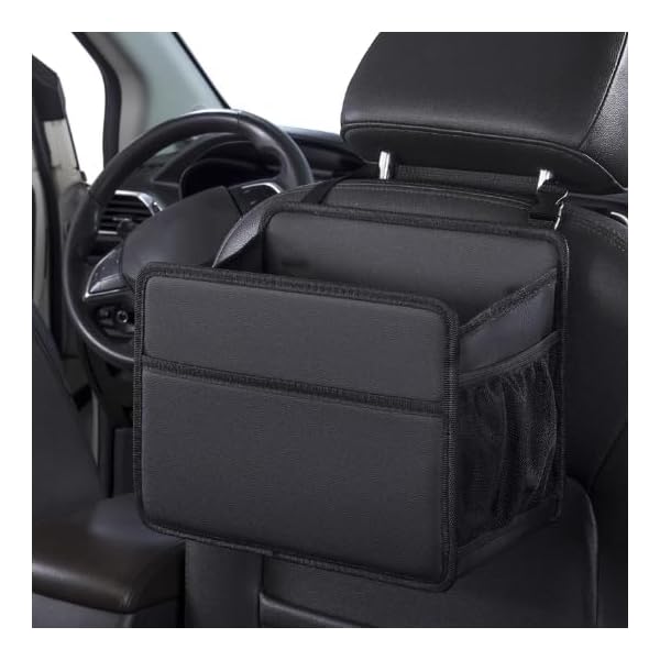 2024 シートバックポケット 車 収納ポケット アップグレード大容量モデル、折りたたみ式カーシートバック収納袋 両側に新しいネットポケット 防水性 耐摩耗性 汚れ防止性があり 20kgの重量に耐えることができ ゴミ箱 ウォーターカップホルダーとして