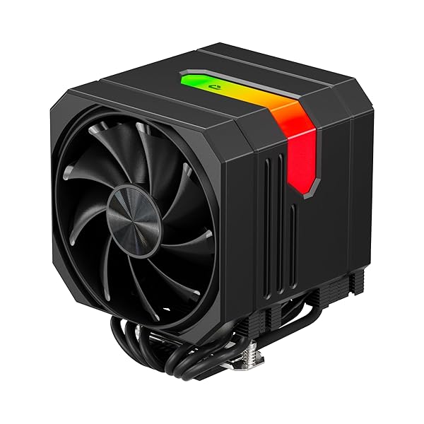 CPUクーラーARGB デュアルタワー/PWMファン 6本ヒートパイプ TDP265W サイドフロー型 cpu冷却 空冷 静音CPUファン AMD AM4 AM5/ Intel LGA 2011 2066(X79/X99マザーボード)ブラック【up2
