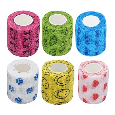 包帯 自着性テープ 粘着包帯 弾性 テーピングテープ スポーツテープ 不織布凝集 伸縮性 通気性 敏感肌..