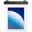 タブレット防水ケース お風呂 防水カバー 12インチ以下タブレット用 3重ロック IPX8 ストラップ付き 浴室 プール 水泳 砂浜 海水浴 iPad 第11世代 2025 /iPad Air 11インチ 2025/ iPad 第9/8/7世代 iP