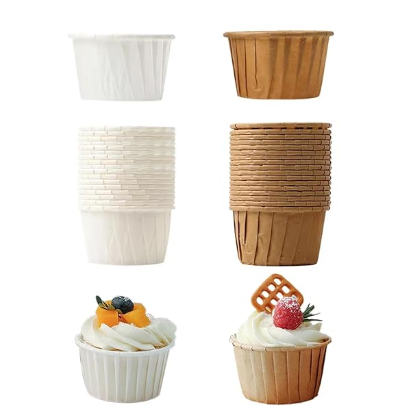 マフィンカップ プ ケーキ型 ベーキングカップ ケーキカップ 剥がれやすい 耐熱 防水 耐油 DIY製菓用品..