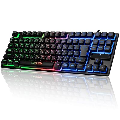 ゲーミングキーボード 日本語配列 光る スイッチ ps4/ps5対応 有線 リニア触感 キーボード 「無変換」/「変換」キー付き 1678万色バックライト 19キー防衝突 108キー PC/Windows/Mac OS対応 ゲーミングキーボード 40