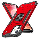 iphone12用 ケースiPhone12 Pro 用 ケースリングつき 耐衝撃 衝撃吸収 傷防止リング 米軍MIL規格取得 TPU+PC 指紋防止 車載ホルダー対応 スタンド機能 防塵 薄型 軽量 落下防止 擦り傷防止 アイフォン12/アイフォン1