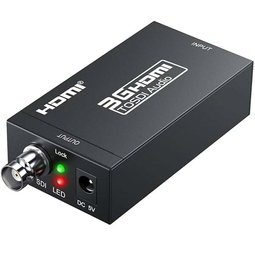 HDMI to SDI コンバーター 1080p@60Hz HDMI to 3G-SDI/HD-SDI/SD-SDI 変換器 アダプタ 【EHD-030N】 HDMI to SDI コンバーター 1080p@60Hz HDMI to 3G-SDI/HD-SDI/SD-SDI 変換器 アダプタ 【EHD-030N】