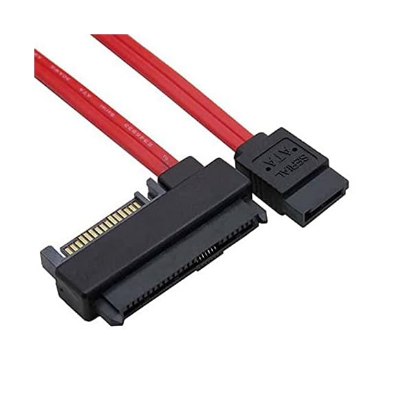 SFF-8482 SAS 29ピンから7ピンSATAハードディスクドライブケーブル&15ピンSATA POWER 50CM