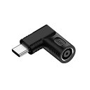 アダプターDC 20 Vジャック7.4 x 5.0 mm入力USB-C Type-C出力90度直角電源プラグ充電アダプター65 W(2)