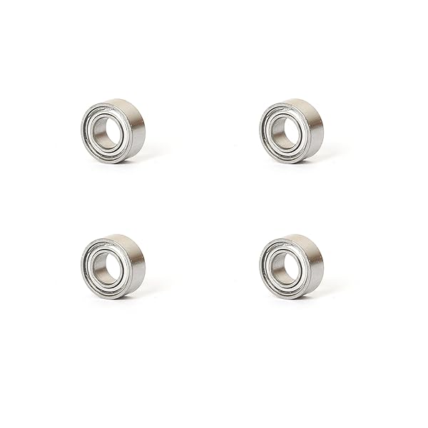 ミニチュアベアリング 6mm×3mm×2.5mm 4個入り ミニベアリング ボールベアリング 両面メタルシールド 深..