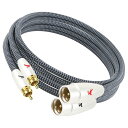 XLR RCA変換ケーブル「オス-オス」RCAからXLRまで OFC無酸素銅 インターコネクトケーブル オーディオケーブル AVアンプ/CD/ヘッドホンアンプ/デジタルミキサーなど適用 xlr rca cable 1M