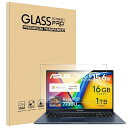 For ASUS Vivobook 15 M1502YA フィルム 15.6インチ 強化ガラス 高感度タッチ 高透過率 硬度9H 指紋防止 気泡防止 撥水撥油 耐衝撃 貼り付け簡単 液晶保護 超薄飛散防止 保護フィルム(2)