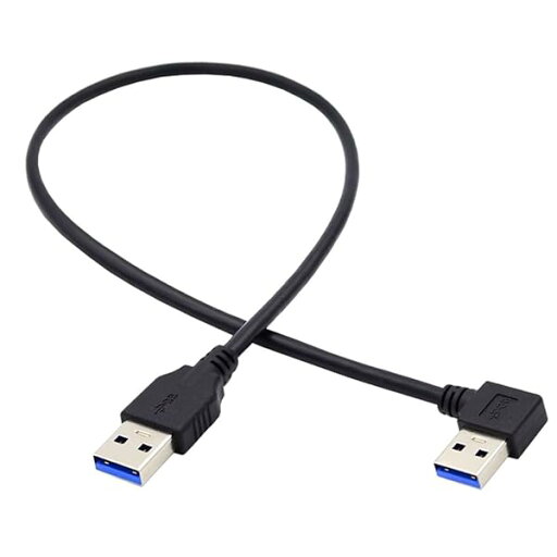 USB 3.0 Aタイプオス-ストレートAタイプオスデータケーブル90度直角 USB 3.0 Aタイプオス-ストレートAタイプオスデータケーブル90度直角