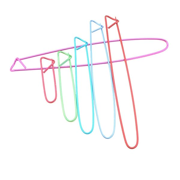 ほつれ止め 安全ピン 12本セット アルミ合金 6サイズ 大 中 小 セーター 編み物道具 編み物ツール