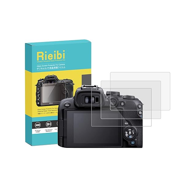 [3枚セット] Canon EOS R10/R100液晶保護フィルム、 Canon EOS R10 強化ガラスフィルム EOS R100液晶プ..