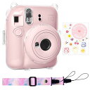 instax mini 12 ケース、インスタックスミニ 12 ケース チェキ カバー 12 Fujifilm チェキ 12 ケース クリア チェキ カバー 12 Instax mini12 ケース instax mini 12 カバー instax