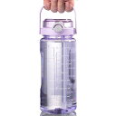 1500ml、2000ml ボトル 水筒 大容量 ポータブルストロースポーツウォーターボトル 2WAY わら付き 水位目盛付き BPAフリー プラスチックウォーターボトル 大人 子ども アウトドア スポーツ 登山用 キャンプ ランニング ジム 自転車