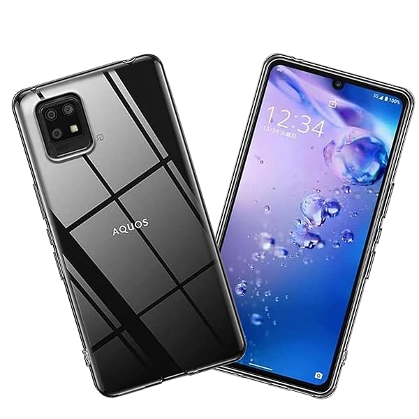 AQUOS zero6 用の スマホケース SHG04/A102SH 用の カバー TPU 超薄型 全面保護 ケース ソフト ケース クリア シリコン 透明 ク...