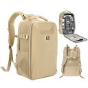 カメラバッグ カメラリュック リュックサック 大容量 おしゃれ EVA耐衝撃 22L 16インチPC収納&三脚収納可 一眼レフカメラバッグ