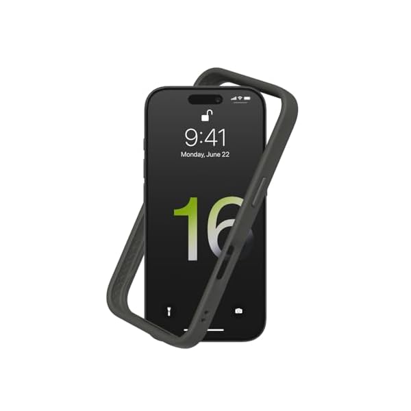 [iPhone 16 Pro] CrashGuard バンパー ケース 耐衝擊 米軍MIL規格 衝撃吸収 傷 指紋 防止 薄型 軽量 SGS認証 - グラファイト