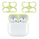 【2024強化版】 for AirPods 4 ダストガード エアーポッズ 4用 ガードカバー 故障防止 吸着 ほこり ゴミ 金属製 侵入防止 防塵 粉塵防止 ...
