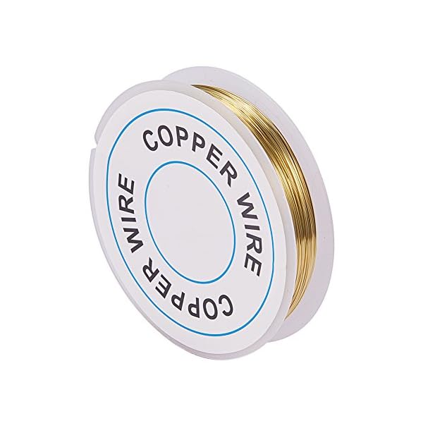 約26m アクセサリーワイヤー 線径0.3mm 銅製 ワイヤー クラフト銅線 アートワイヤー 銅線 ワイヤー ア..