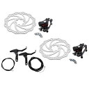 1セット 自転車 ディスクブレーキフロント リア 160mm ボルト ケーブル