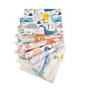 8枚セット はぎれ 布 綿100% 生地 パッチワーク 可愛い 恐竜 動物 カットクロス 布セット 手芸用 DIY用品 手作り 大人 子供 家庭用 50*40cm