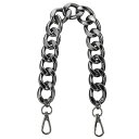 バッグチェーン 持ち手 チェーンストラップ 交換用ハンドル ハンドバッグ持ち手 DIY アクセサリーパーツ 交換用 バッグ小物 40cm