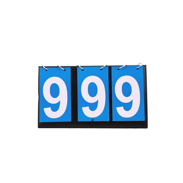 スコアボード 3桁 得点板 バスケ/サッカー/野球/卓球/バドミントン/競技用 卓上 得点ボード スポーツ用..