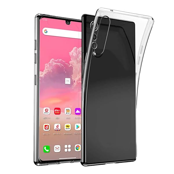 LG VELVET L-52A 用の スマホケース LG Velvet l-52a 用の カバー TPU 超薄型 全面保護 ケース ソフト ケース クリア シリ...