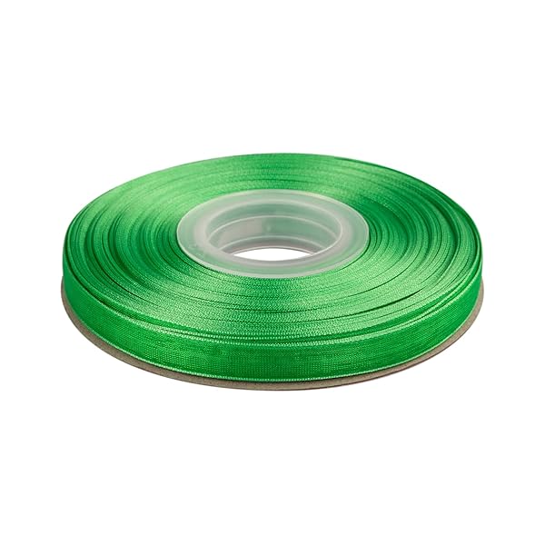 幅9mm オーガンジーリボン 長さ45m 結婚式 服飾 ラッピング ちょう結び リボン #579クラシックグリーン