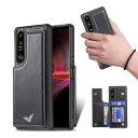 for Xperia 5 III SO-53B SOG05 エクスペリア 5 III ケース スタンド機能 ケース ICカード収納 ケース カード収納 ケース ...
