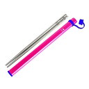 キャンプ用箸ピクニック用品収納ボックス付き軽量化持ち運び便利塗装無収納ケース付き四角箸(ピンクボックス)