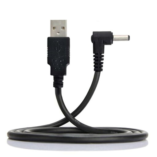 USB 2.0 オスから直角 90度 3.5mm 1.35mm DC 電源プラグ バレル 5v ケーブル 100cm USB 2.0 オスから直角 90度 3.5mm 1.35mm DC 電源プラグ バレル 5v ケーブル 100cm